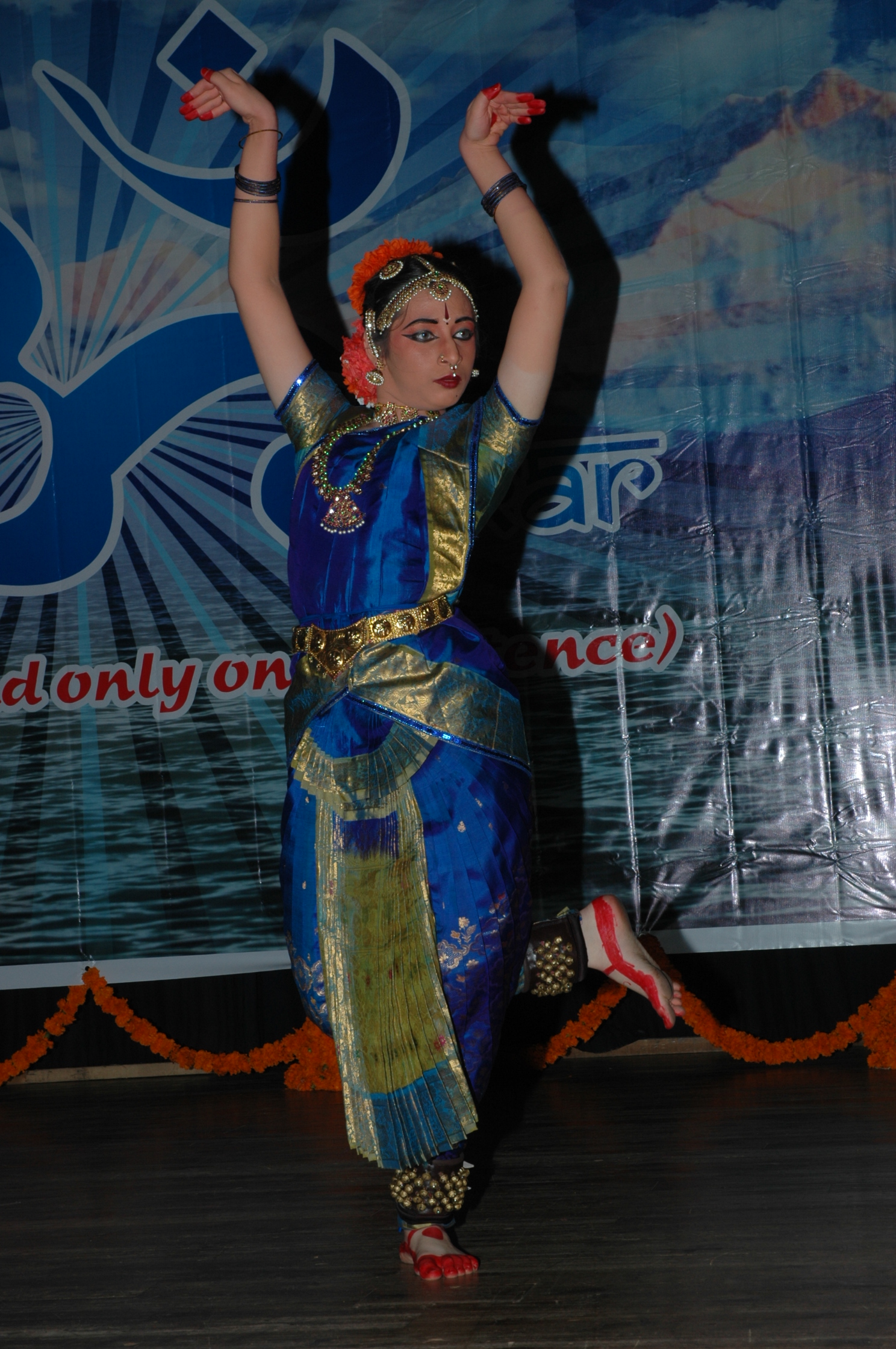 Simran classical dance pose